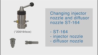 Rm Suttner Changing Injector Nozzle And Diffusor Nozzle St-164