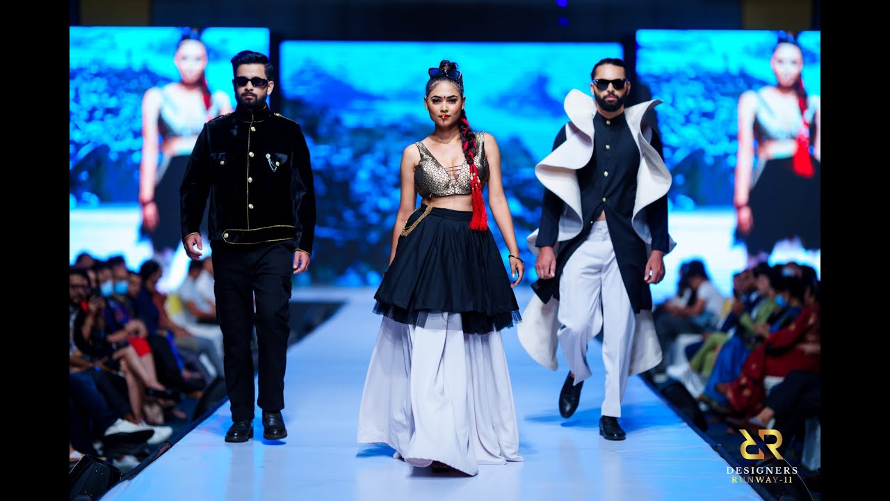 IEC DESIGNERS' RUNWAY11 SAMAS NEPAL NEPALI FUSION DESIGN FASHION SHOW IN NEPAL SEQUENCE