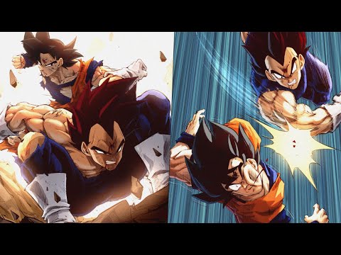 Dragon Ball Multiverse on X: Gokû VS Vegeta ! The chapter starts