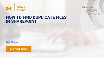How to Find Duplicate Files in SharePoint