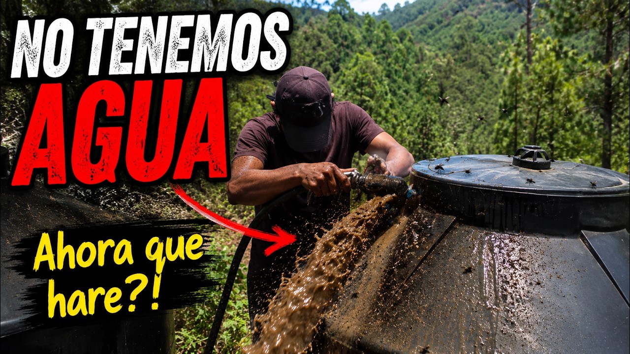 Casi me quedo sin agua viviendo en la montaña