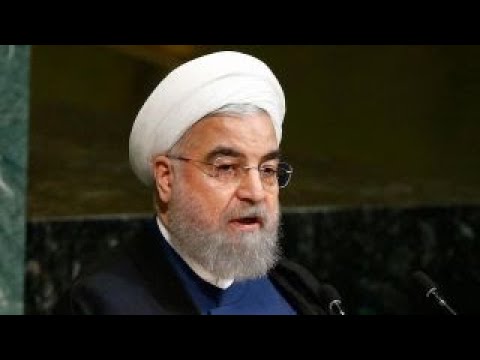 The Latest: Iran's president slams Trump's UN speech