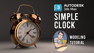 3ds max | Modeling Tutorial | Beginner | Alarm Clock