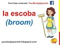 Spanish Lesson 69 - CLEANING supplies in Spanish Household chores Vocabulary Cleaning products