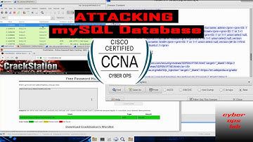 CCNA CYBERSECURITY OPERATIONS LAB | Attacking a mySQL Database