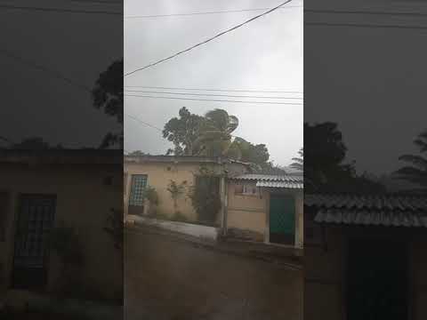lluvias con viento