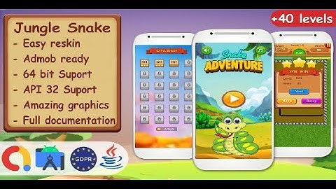 Jungle Snake Android Studio Complete Project + Admob Ready to Publish