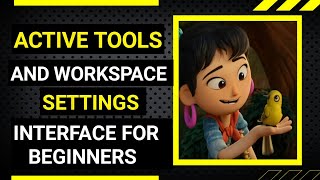 Active Tools And Workspace Settings // Blender Interface For Beginners