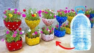 bottle garding ideas flowers/vertical gardening ideas with plastic bottles/beautiful garding ideas