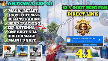 BGMI🚀 ANTENNA CONFIG FILE 4.1| ONE LINE ANTENNA ESP 4.1 LAG FIXED|SINGLE LINE ESP ANTENNA BGMI 4.1