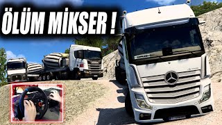 DEHŞET SAÇAN MİKSER KAMYONLARI !!! w/@oguzhankaplan  ETS 2 MOD 1.43 [ Logitech G29 ]