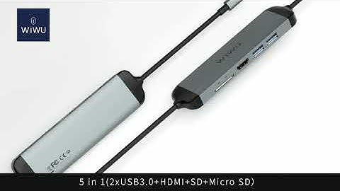 WiWU alpha 521H Type C Hub.