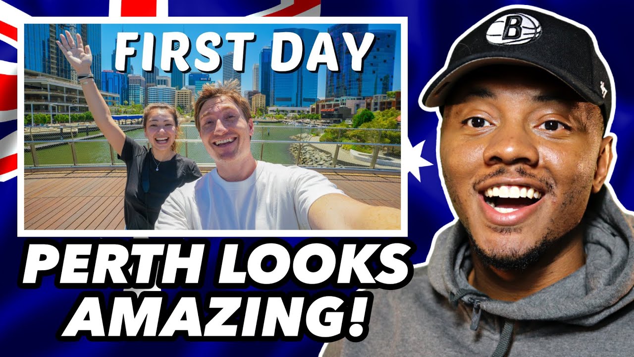 AMERICAN REACTS To FIRST DAY IN AUSTRALIA Perth YouTube
