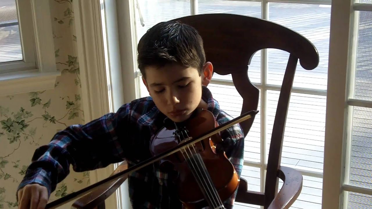 RJW playing jingle bells on the violin YouTube Music