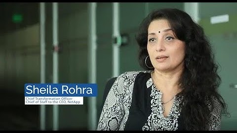Sheila Rohra, VP, Transformation, NetApp, talks about the NetApp Excellerator program