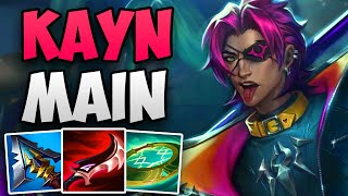 CHALLENGER KAYN MAIN SOLO CARRY GAMEPLAY! | CHALLENGER KAYN JUNGLE GAMEPLAY | Patch 13.22 S13