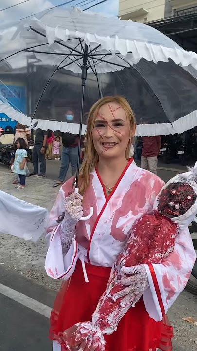 ADA POCI, POCONG KECIL #shorts #viral #setan #pocong #karnaval #carnaval #pawai #17agustus #lomba