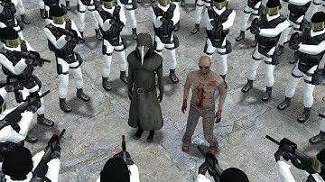 SCP-049 VS 100 SCP GUARD!! Garrys Mod Sandbox