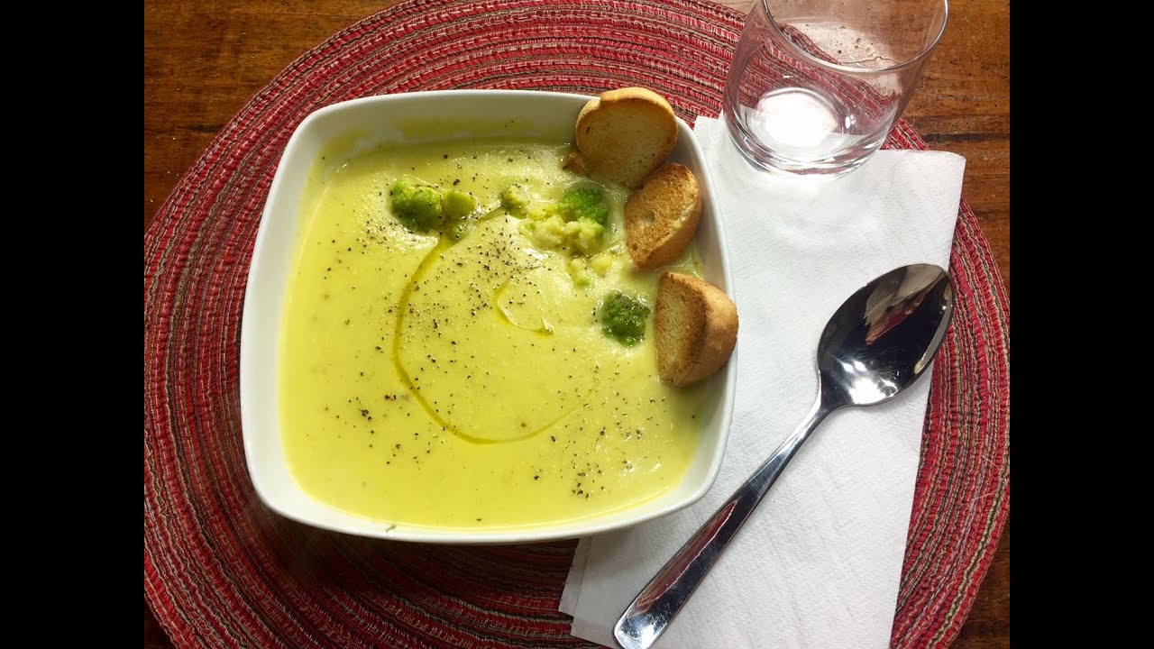 VELLUTATA di VERDURE (Cavolo Romanesco, Patate) | #MyKitchenLab