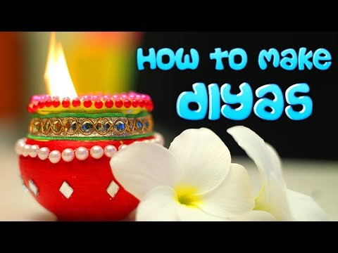 Diwali Diya Decoration Ideas | Making Of Pot Diya For This Diwali At Home | #Diwali2017 | Mango Kids