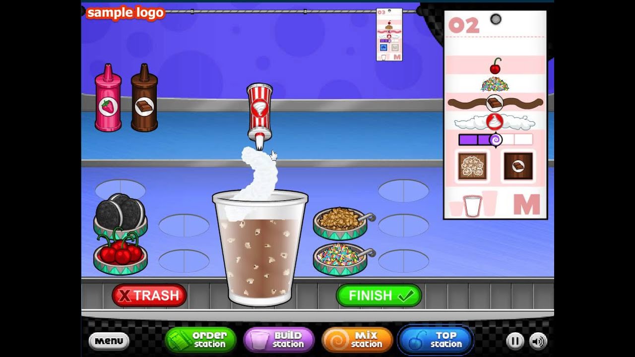 игры готовим коктейли фруктовые