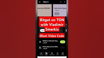 Bitget on TON with Vladimir Smerkis | Blum Video Code