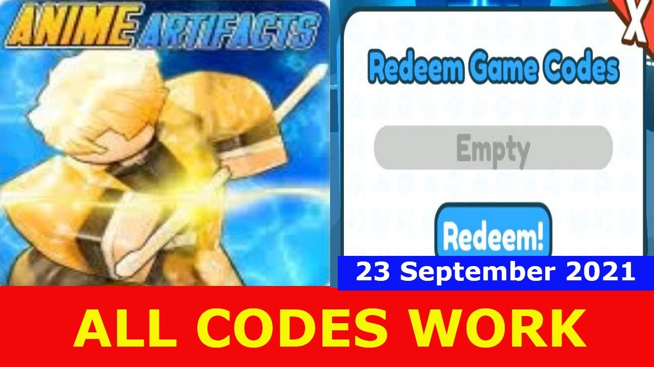 all-codes-work-anime-artifacts-simulator-roblox-september-23-2021-youtube