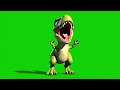 dinosaur green screen no copyright | Cartoon Dinosaur Green Screen
