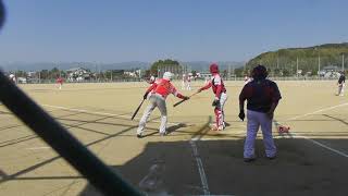 2021/02/21　練習試合①　3・4回　遠山 VS 野武士