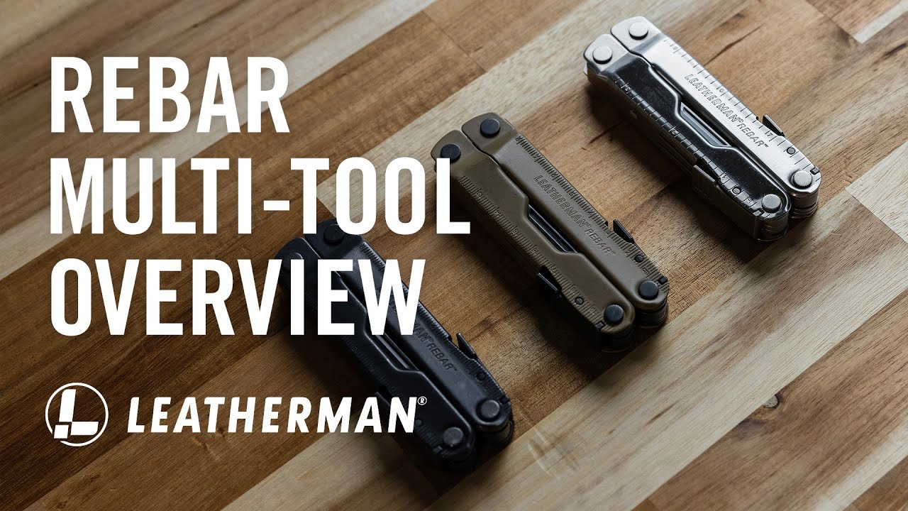 Leatherman Rebar® | Multi Tool | 17 Tools | Black | Engravable