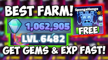 [CODE] New Best Gem, XP & Prestige Farm in Spongebob Tower Defense!