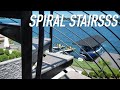 Build Update: Putting Deck Boards On Spiral Stairs || Dr Decks