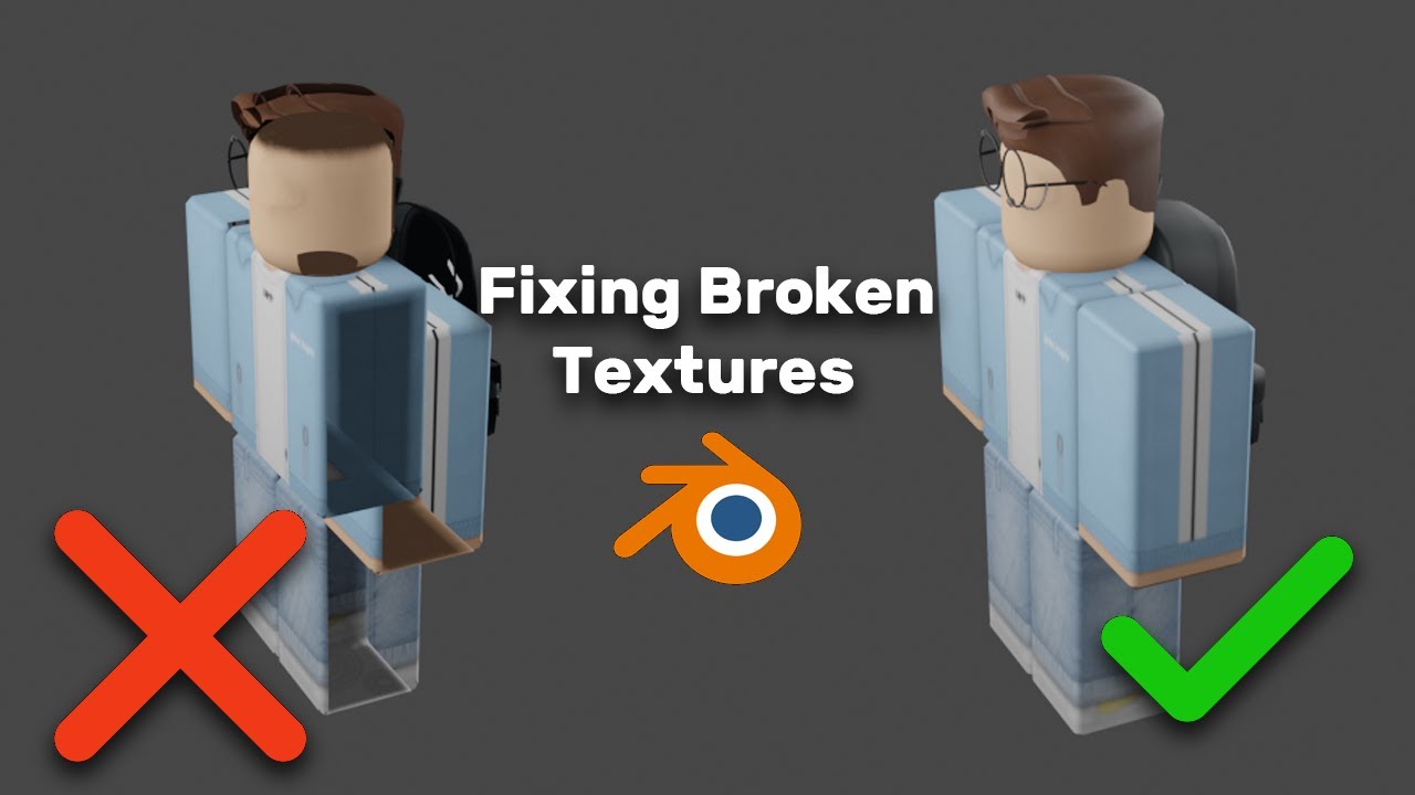 I'm trying to put my roblox avatar texture on the model, but it comes out  like this. : r/blenderhelp
