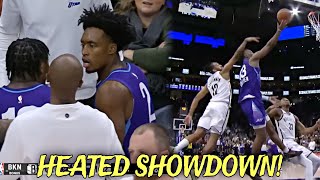 Collin Sexton gets heated at Isaiah Collier, then Collier hits the game-winner against the Nets.