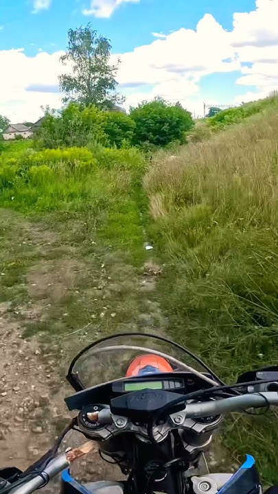 Руль на дистанционке 🫡😁 #bike #эндуро #ktm #enduro - YouTube