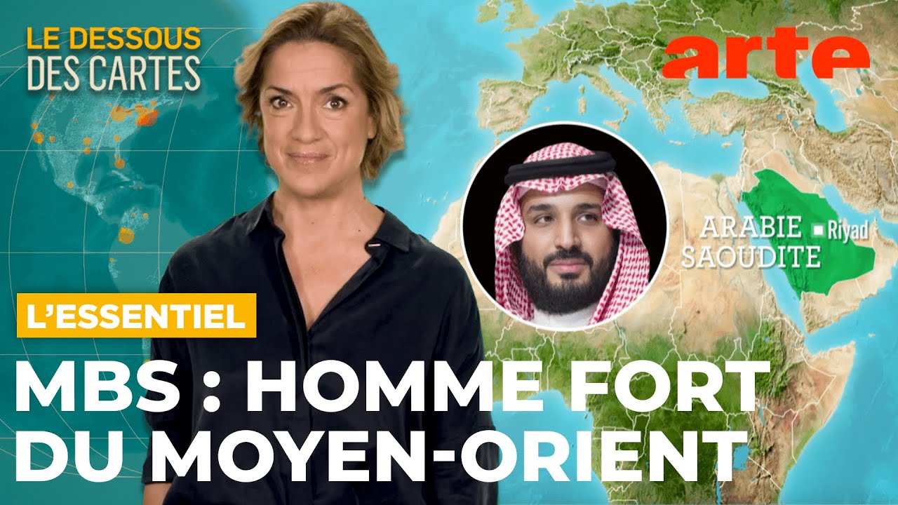 MBS à Washington : le nouvel homme fort du Moyen-Orient | L'Essentiel du Dessous des Cartes - ARTE