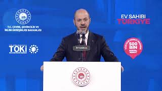 Yüzyılın Konut Projesi 500 Bin Sosyal Konut İstanbul Hak Sahibi Belirleme Kurası