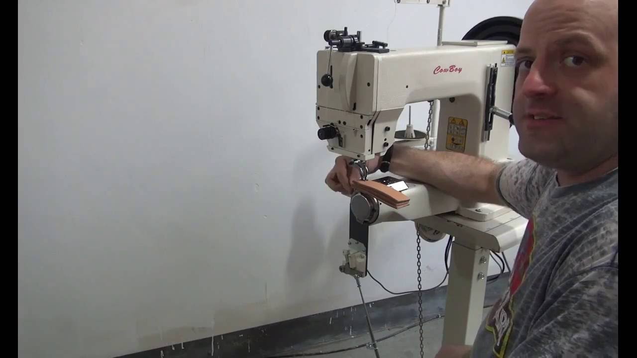 Máquina de coser pesada con brazo cilíndrico y triple arrastre 7205-370-40