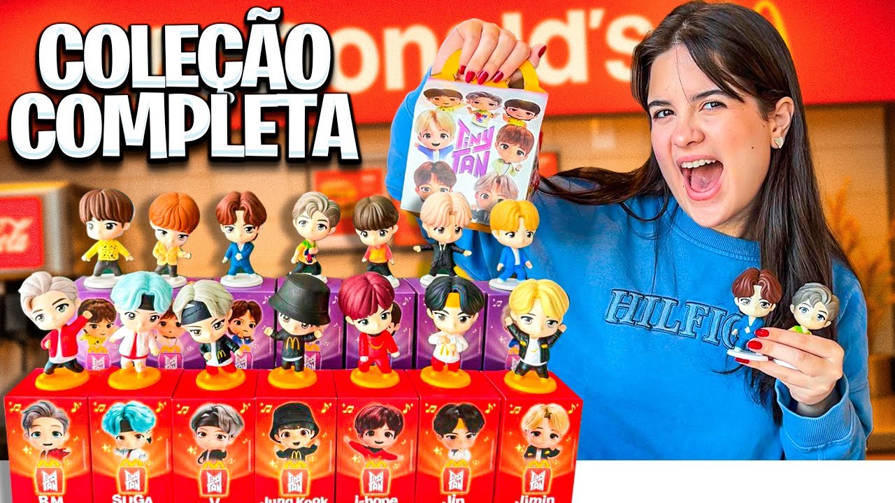 ABRINDO E AVALIANDO OS NOVOS BTS DO MCDONALD’S! 