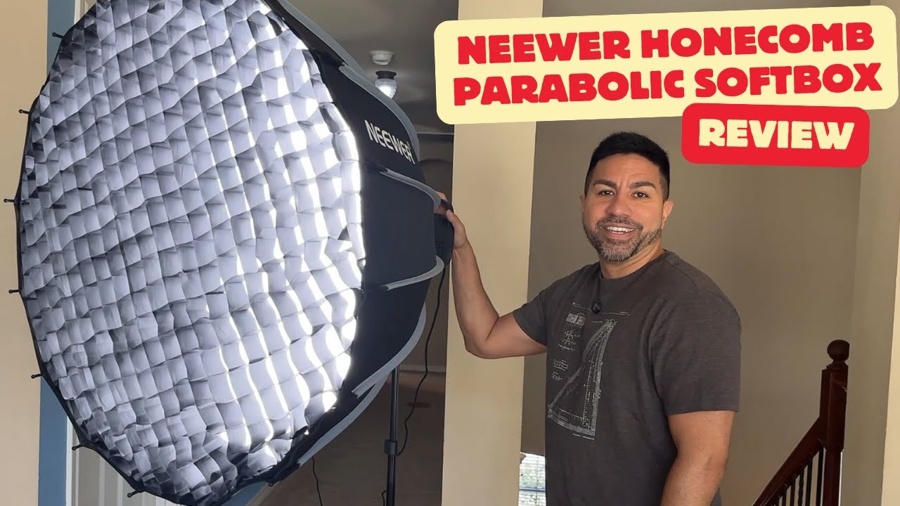 NEEWER 33-Inch Parabolic Honeycomb Softbox Review | Best Budget Light for Photography & Video?