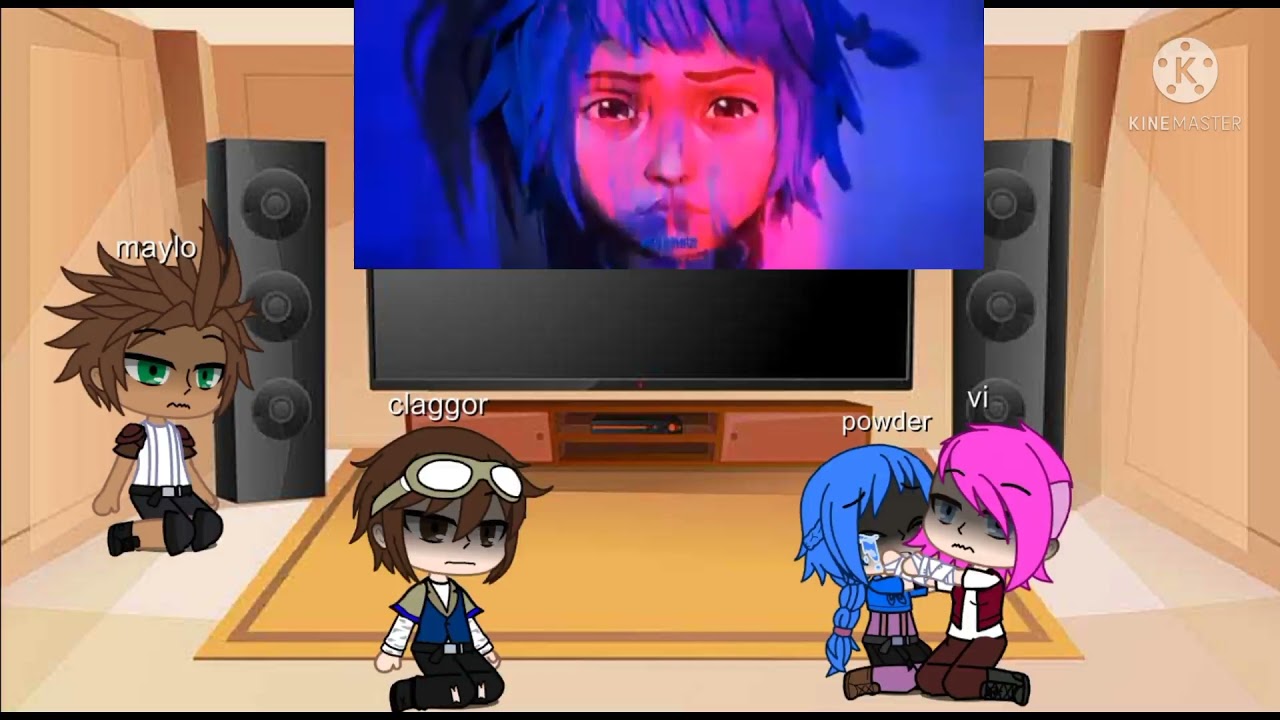 arcane react rep da jinx meus fantasmas