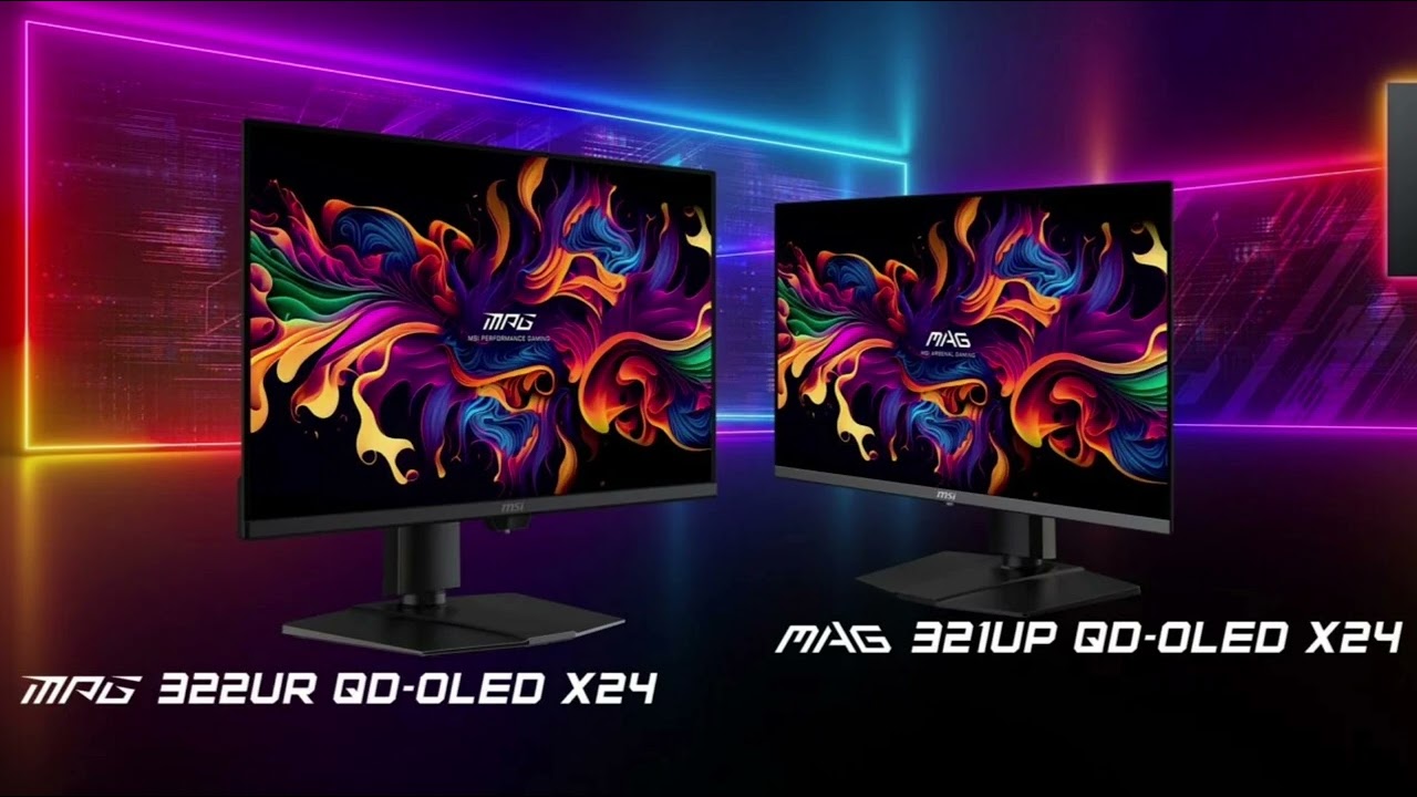 MSI Unveils Two 32-Inch 4K QD-OLED Gaming Monitors with 5-Layer Tandem Technology Ahead of CES 2025