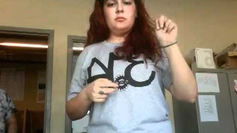 ASL 1 expressive video 2012