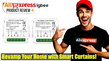 Upgrade Your Home with the Tuya WiFi Zigbee Smart Curtain Switch Module! Control Your Curtains