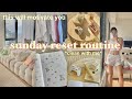 Sunday reset routine  this will motivate you clean with me bullet journal aesthetic vlog