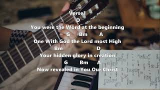 What a beautiful name it is - Hillsong w/ chords