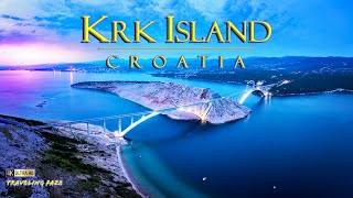 Krk Island Croatia Travel Vlog With Relaxing Music 4K