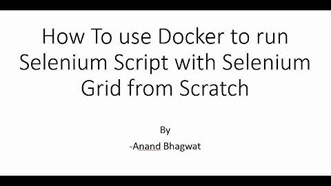 Docker Selenium
