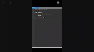 Horizontal tab in c language | #short #tutorial_point #c_programming