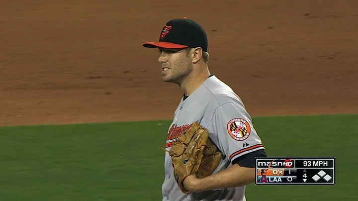BAL@LAA: Tillman shuts out Halos over eight innings